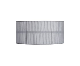 ILS31746GY  Freida Organza Wall Lamp Shade Grey For IL31746/56, 350mmx160mm